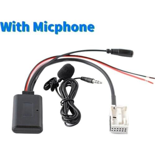 12Pin Bluetooth Module Wireless Car Radio Stereo Music Aux Cable Adapter For Peugeot 207 Citroen