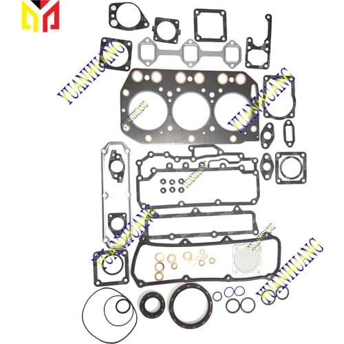 3TN100 Engine Full Gasket Kit Overhual Set For Yanmar Excavator Tractor Diesel Cylinder Head