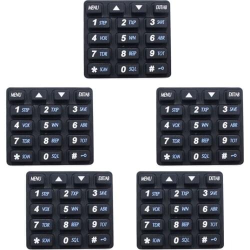 5PCS Original Baofeng UV-82 Numeric Keypad Keyboard For Baofeng Walkie Talkie BF-UV82 UV82plus UV-82HP UV-8HX Two Way Radio
