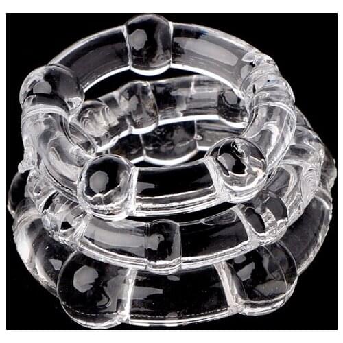 68UD 3pcs Cock Ring Prolong Sex Enlarger Enhancer