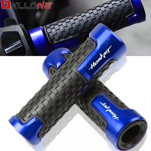 7/8"Motorcycle Accessories Bike Handle Bar Caps Handlebar Grips Universal For Honda Hornet 250 2001 CB900F Hornet 2002-2007