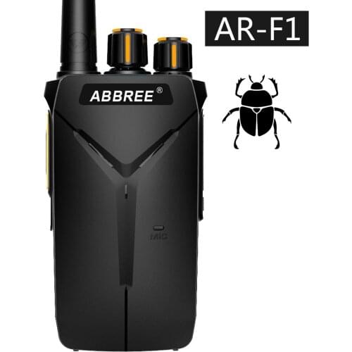 ABBREE AR-F1 Walkie Talkie Portable Radio Station 5W UHF 400-470MHz VOX FM Transceiver 10km Long Range Portable Two Way Radio