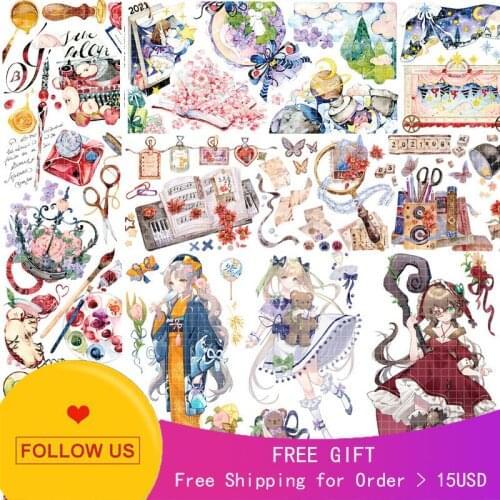 Loop Size Wines Journal Tape Secret Fruit Scenery Fairy Kimono Thoughts Washi