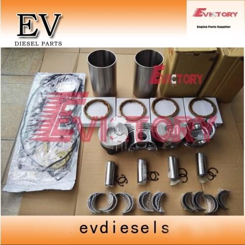 EV For Yanmar 4TNE84 4D84E 4TNV84 water pump oil pump conrod + piston ring liner gasket bearing