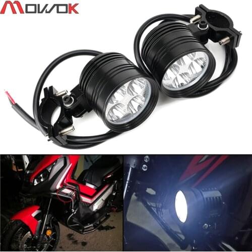 For X-ADV 300 750 1000 XADV 750 Motorcycle LED Headlight 12V Motorbike Driving Spotlights Headlamp Moto Spot Head Light Lamp