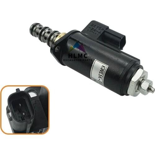 SK200-6E SK230-6E YN35V00006F1 KWE5K-31/G24YA50 Blue Rotary Brake Solenoid Valve