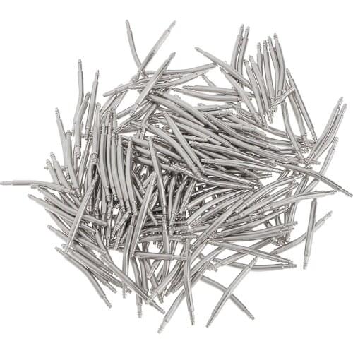 200pcs Curved Spring Bar Pins Link for Watch Band Size 16 to 26mm