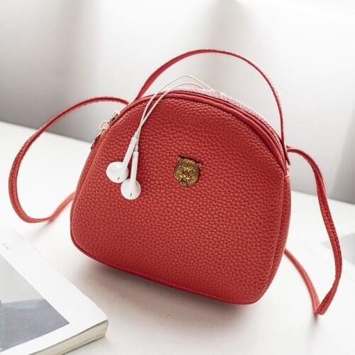 Small square bag shoulder bags for women Crossbody bag for women messenger phone wallet fashion Leisure leather Simple Retro