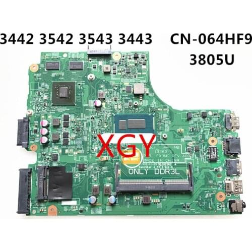 FOR DELL Inspiron 3442 3443 3542 3543 motherboard 64HF9 064HF9 13269-1 100% Test ok
