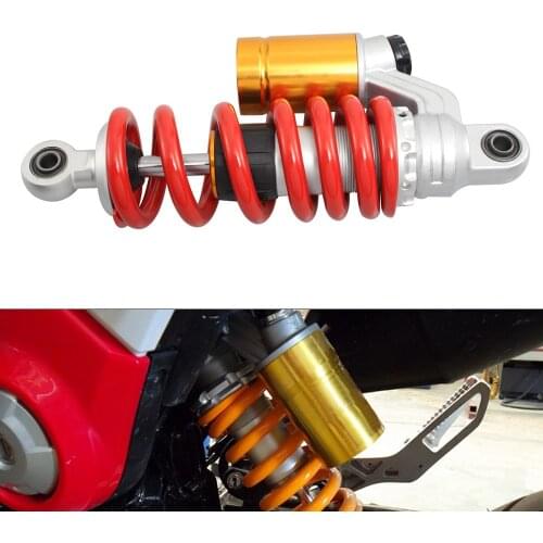 Motocycle Adjustable Air Shock Absorber Gas Rear Suspension For Honda Msx 125 Grom SF Electric Monkey Cafe Bobber Chopper R9T