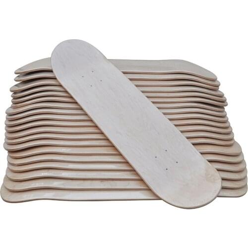 2020 New Arrival DIY Skateboard 10 Piece / Lot 8 Inch Blank Skateboard Deck Skate Boarddouble Concave Kick Decks Deskorolka Part