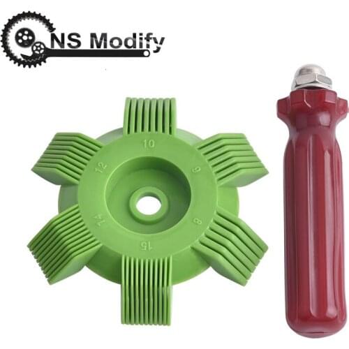NS Modify New Universal Car A/C Radiator Condenser Evaporator Fin Straightener Coil Comb Auto Cooling System Cleaning Tool