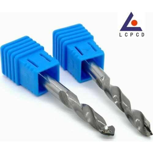 Cross Center Tipped PCD Twist Drill PCD twist drill bit for machining PCD drill for metal or Ceramic/ graphite/ carbon fiber