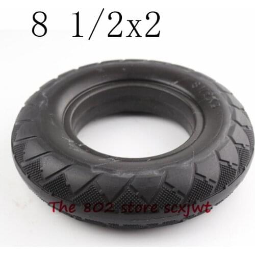 Super 8 1/2X2 Solid Tyre 8 1/2*2 tubeless tire for Electric Skateboard Skate Board Avoid Pneumatic Tyre Durable Damping tyre