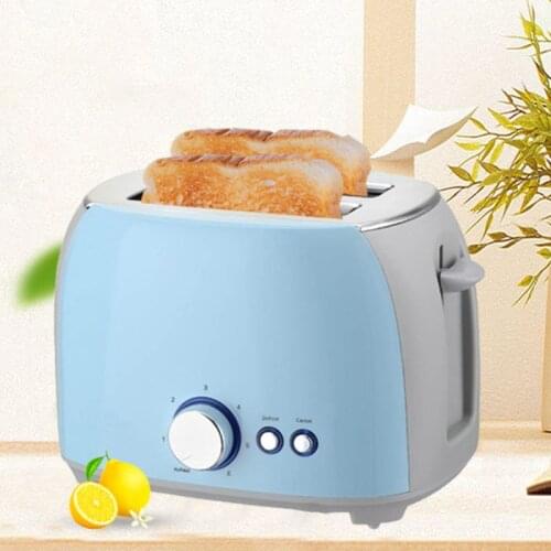 2 Slice Toaste Stainless Steel 7 Bread Shade Settings Toasters with Removable Crumb Tray for Bagels Waffle