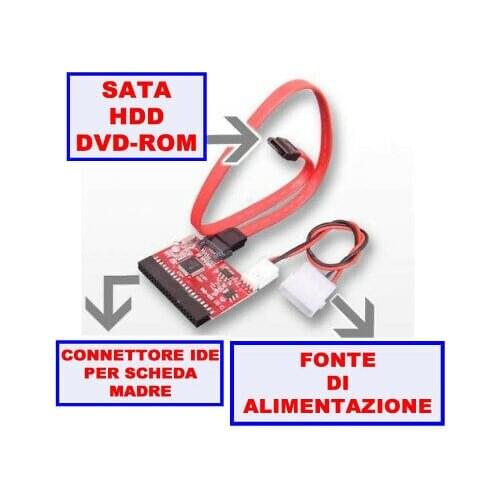 USB SATA IDE SATA HARD DISK drive HDD PC adapter cable connector converter qg 99 S0344 sent from Italy