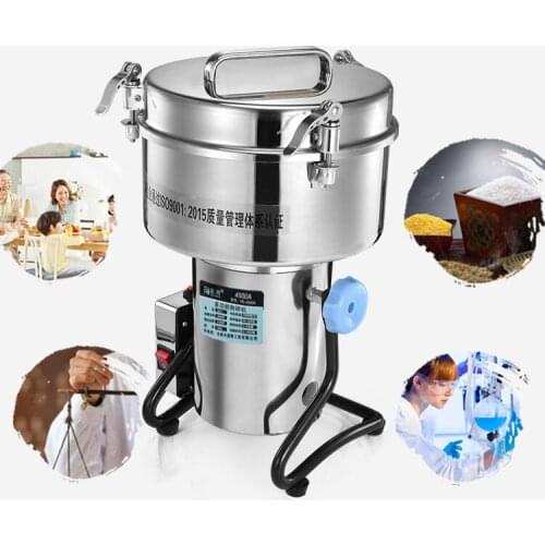 High-speed Electric grinder 3500g ,Chinese medicine Maca Spices Cereals Coffee Dry Food powder crusher Mill Grinding Machine