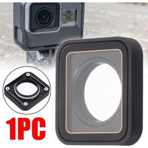 Mayitr 1PC Camera Protective Lens Cover Replacement UV Lens Part Aluminum Alloy + Glass For GoPro Hero 5 6 7 Black