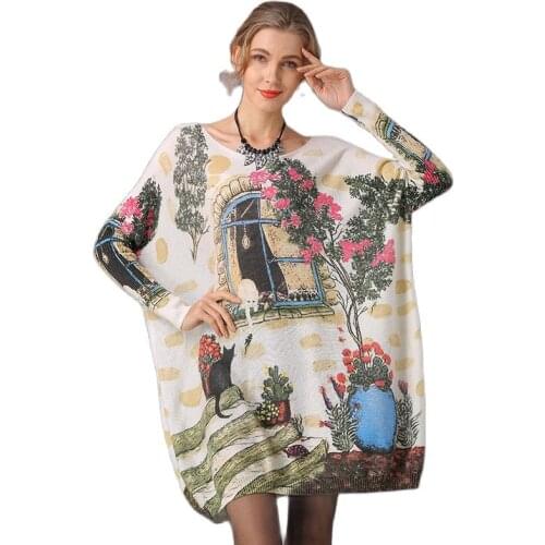 ARCSINX European Style Womens Sweater Plus Size 4XL 5XL 6XL 7XL 8XL Thin Winter Sweater Woman 5% Wool Oversized Knitwear Women