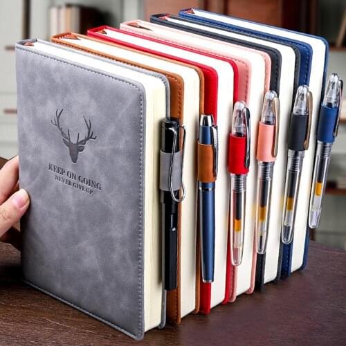 360 Pages Super Thick A5 Journal Notebook Daily Business Office Work Notebook Simple Thick College Office Diary School Supplies