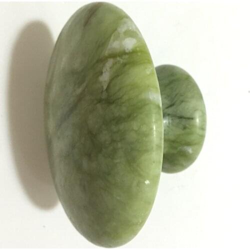 Big Mushroom Natural green jade body massager hot stone SPA body slimming relieving pain relaxation back Leg Pain Relieve Relief