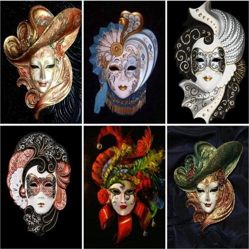 Evershine Diamond Painting Mask Diamond Full Square Embroidery Landscape Cross Stitch Rhinestones Pictures Home Decoration