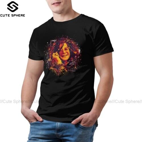 Janis Joplin T Shirt Old School Music T-Shirt 100 Percent Cotton 5x Tee Shirt Man Fun Casual Tshirt