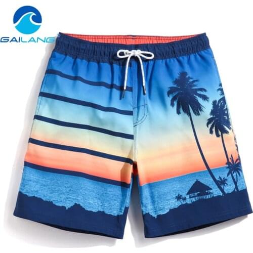 Gailang Brand Men Beach Shorts Casual Quick Drying Swimwear Swimsuits Mens Board Shorts Big Size XXXL Boardshort Sunga Bermuda
