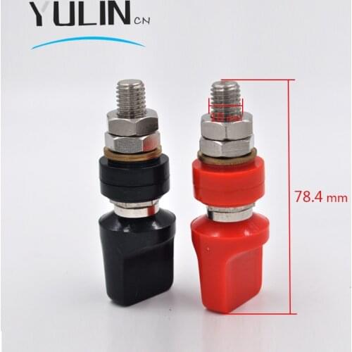10mm 100A binding post terminal connector binding post for inverter Power supply output with 4mm banana socket