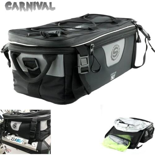 For BMW F700GS F800GS F750GS F850GS ADV Overlay Luggage Storage Bag, Rear Seat Bag, Large Capacity Multifunctional Side Bag