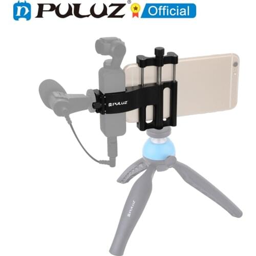 PULUZ Multifunction Aluminum Alloy Smartphone Fixing Clamp Expansion Holder Mount Bracket for DJI OSMO Pocket / Pocket 2 Adapter
