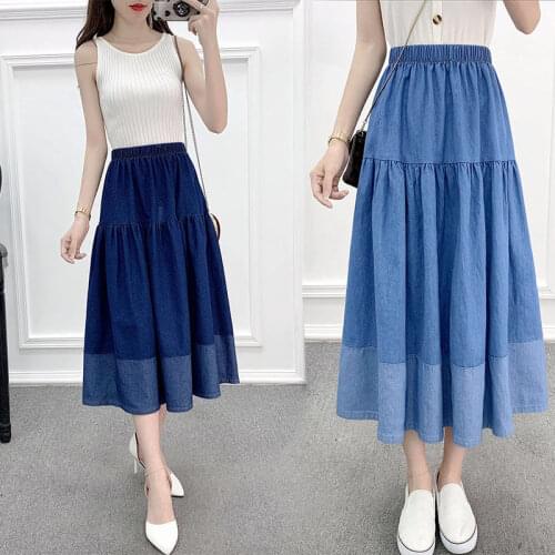 MVJT DAIR Denim Skirts For Women