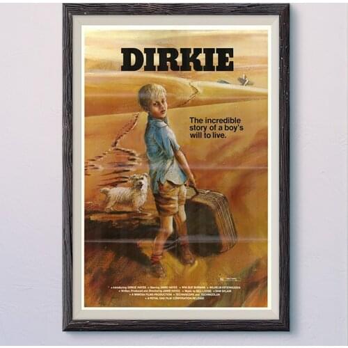 N069 DIRKIE Vintage Classic Movie Wall Silk Cloth HD Poster Art Home Decoration Gift