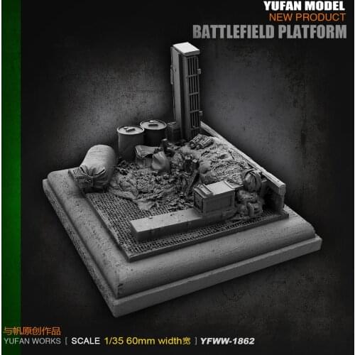 Yufan Model Original 1/35 60mm Wide Resin Soldier Platform YFWW35-1862