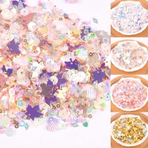 10g nis Internet celebrity colour Sequins/Paillettes Sewing Craft DIY Manicure Scrapbook Technology c2676