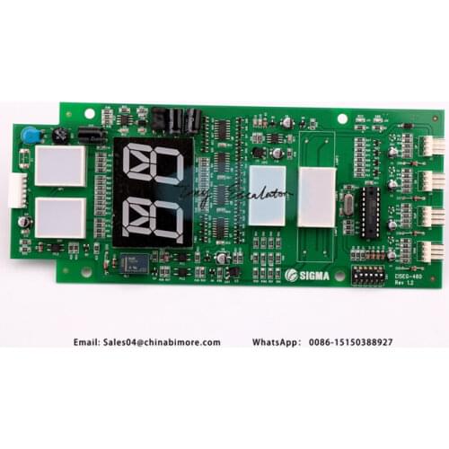 Elevator landing door display EISEG-460 YA3J24630 board card