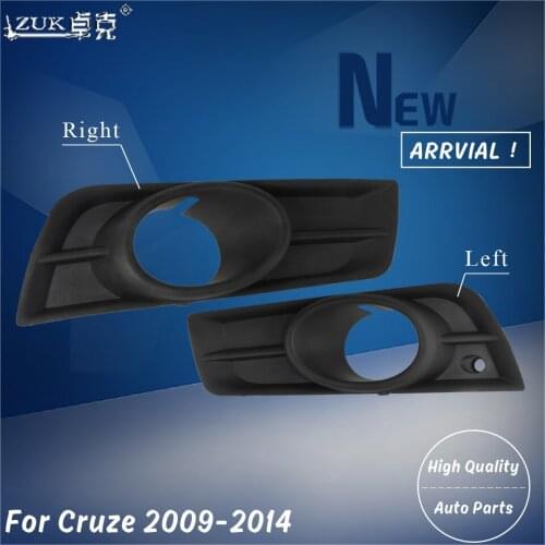 ZUK Front Bumper Driving Fog Light Fog Lamp Foglights Foglamps Cover Garnish For Chevrolet Cruze 2009 2010 2011 2012 2013 2014