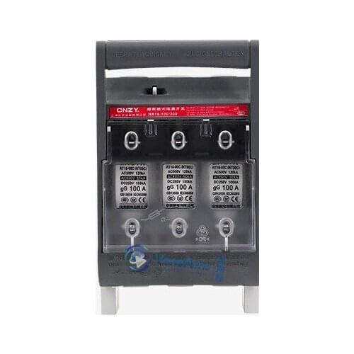 Fuse disconnector : HR18-63/300 HR18-100/300 160/300 ( Applicable to NT00C NT00 series fuses / Screw fixing )