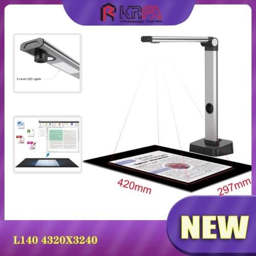 JOYUSING Book & Document Scanner, Auto-Flatten & Capture Size A3, Smart Multi-Language OCR, SDK & Twain for Office and Education