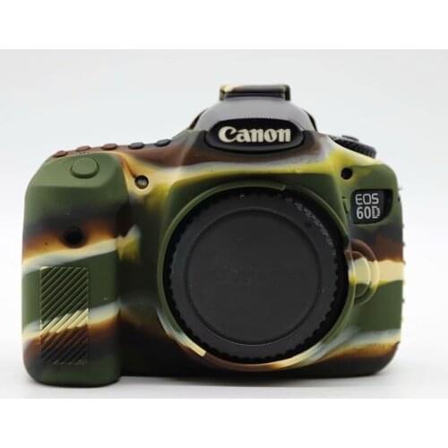 Production of sterile silica For Canon 60D Camera Bag Silicone Case Rubber Camera case For Canon 60D Protective Body Cover Skin