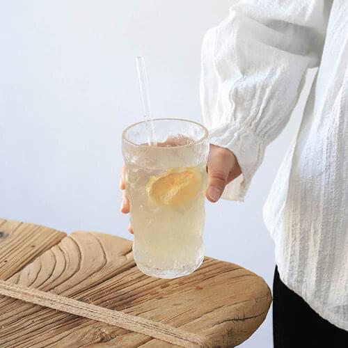 New Retro Luxury Phnom Penh Carved Wine Glass Water Cup Home Dining Table Tea Mugs Breakfast Milk Juice Cup Drink Crystal Glass