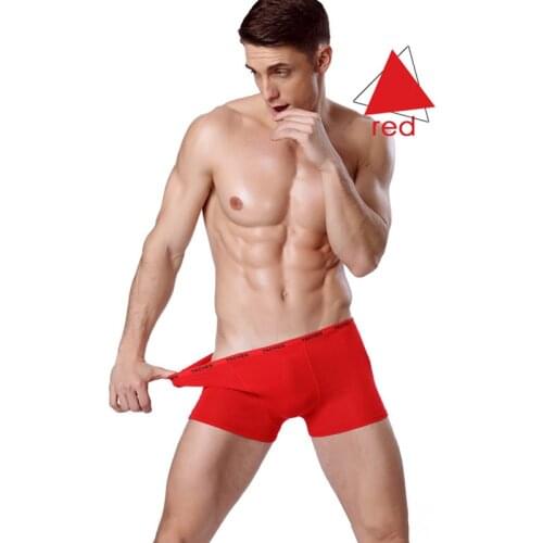 High Quality Sexy Men Boxer Soft Breathable Underwear Male Comfortable Solid Panties Underpants Boxershorts Homme For Men Boxers
