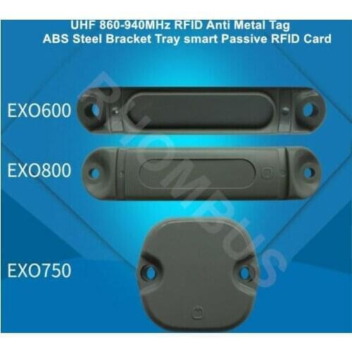 UHF 860-940MHz RFID Anti Metal Tag ABS Steel Bracket Smart Passive RFID Card