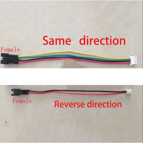 XH2.54 3Pin SM2.54 PH SM 3P 22AWG 10 PCS SM-3P female to XH2.54-3P black red terminal connector 200mm