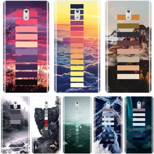 TPU Back Cover For Nokia 7 Plus X6 Red Cloud Blue Ocean Green Mountain Sky Soft Silicone Case For Nokia 1 2 3 5 6 8 Phone Case