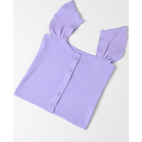 Korean Camisoles Women 2020 Sweet Fashion Knitted Blouses VIntage Square Collar Sleeveless Straps Female Shirts Chic Top