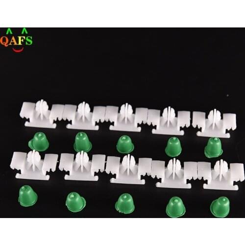 10pcs Car Door Bump Strip Fasten Clips Exterior Side Trim Moulding For Car E36 1992-2000 Hot Selling