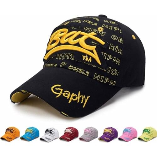 Cap For Men Women Golf Baseball Hats Snapback Cotton Bone Embroidered Dad Caps BAT patch sunhat