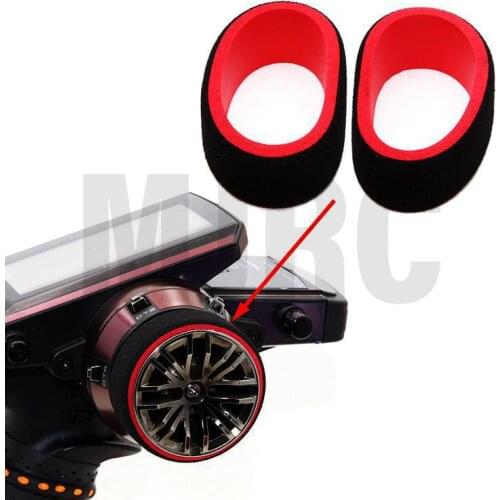 Two-tone RC Cars Transmitter Steering Wheel Foam Grip Hand Wheel Sponge For TRAXXAS Futaba 3pv 4pls 4pv 4px r 7px prc x4 FS GT2