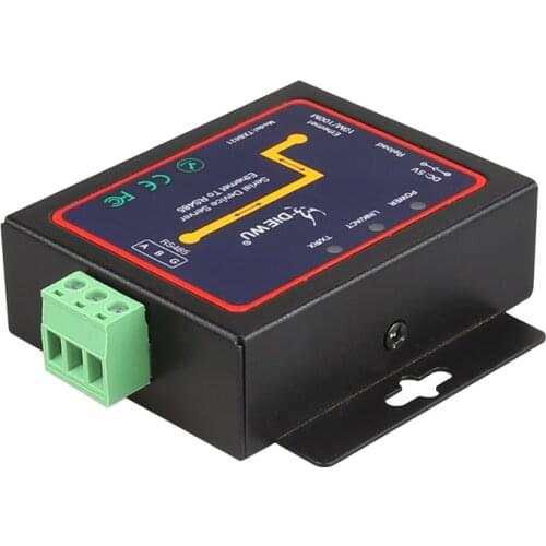 Ethernet RJ45 To RS485 Converter Industrial Serial Device Server Ethernet Adapter TCP/RTU/UDP Converter Support Windows System